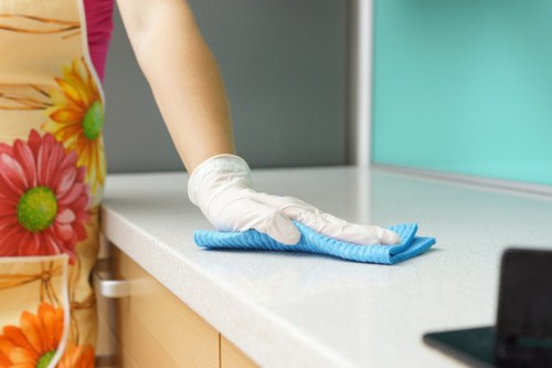 Domestic cleaning in Brentford for a tidy modern living room