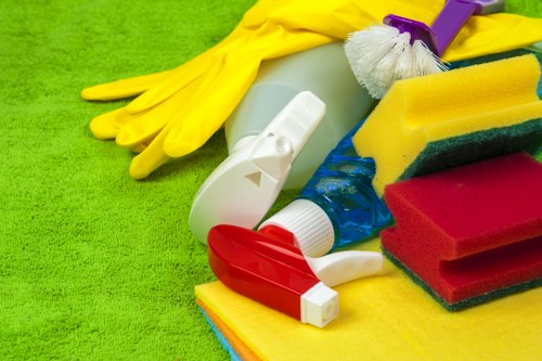 Professional office cleaning in Brentford workspace
