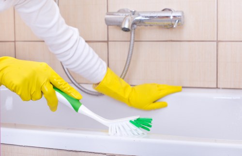 Brentford Cleaners team demonstrating insurance and safety practices