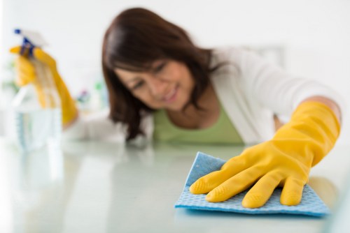 Deep kitchen cleaning during end of tenancy cleaning in Brentford