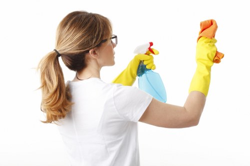 Customer confirming cleaning appointment details