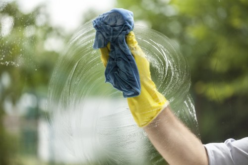 Professional Brentford cleaners working in a modern property
