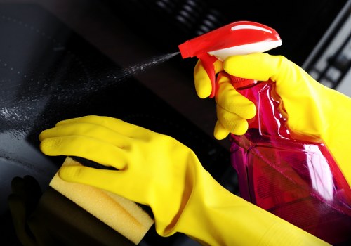 Detailed builders cleaning in a Brentford kitchen